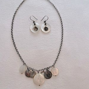 Silpada necklace and earrings set